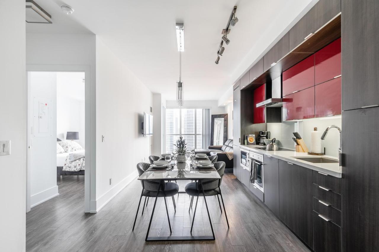 Stylish 1Br + Office Condo - Cn Tower View Toronto Exterior foto