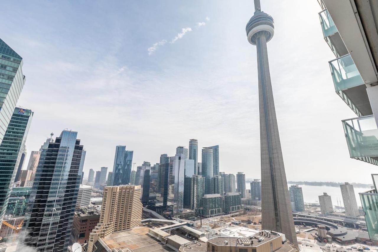 Stylish 1Br + Office Condo - Cn Tower View Toronto Exterior foto