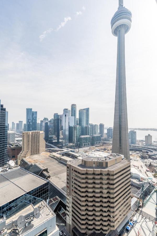 Stylish 1Br + Office Condo - Cn Tower View Toronto Exterior foto